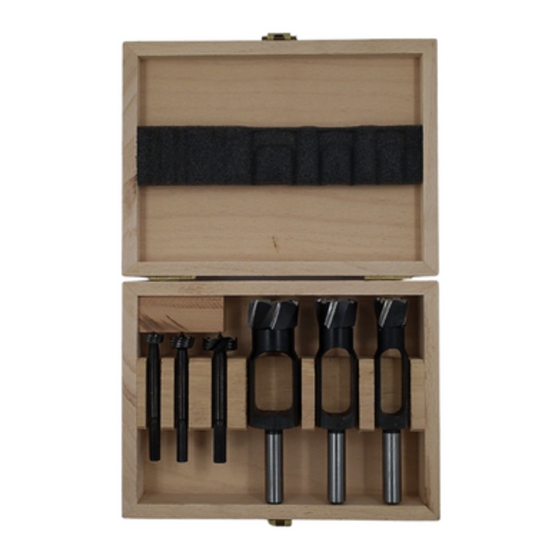 FAMAG Forstner Bit | 1622 BORMAX Tool Steel Forstner Bit . Set 15, 20, 25 mm and 1616 Plug Cutters.
