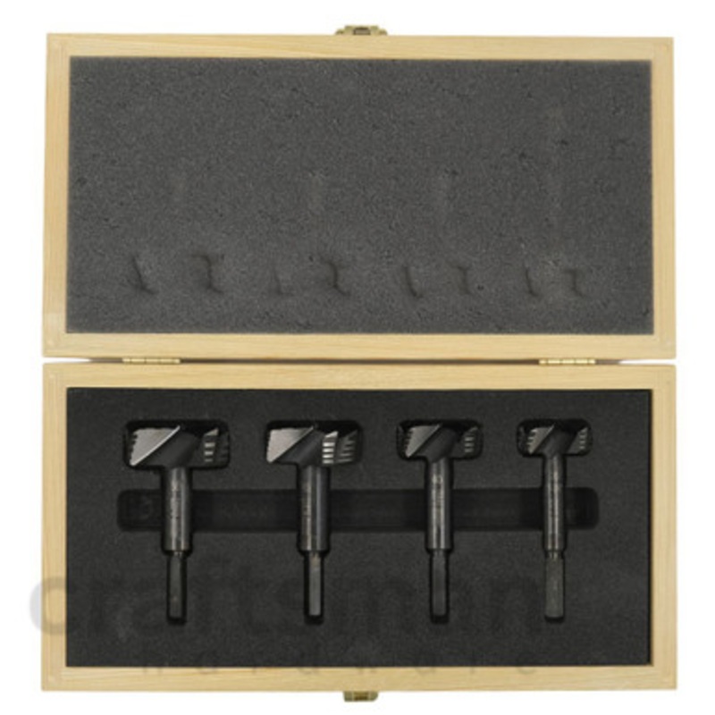 FAMAG Forstner Bit | 1622 BORMAX Tool Steel Forstner Bit . Set 35, 40, 45, 50 mm and Box.