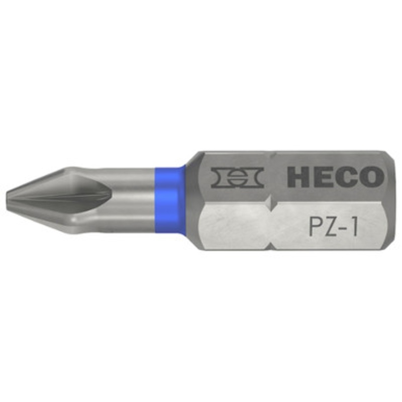 HECO Drive Bits | PZ1 Drive Bits in 25mm Length for  Shank
