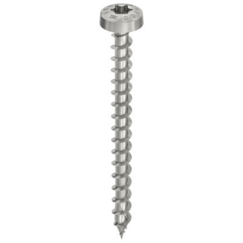 HECO Screws | 5mm Pan Head Screws T20 with Full Thread in A2 304 Stainless Steel
