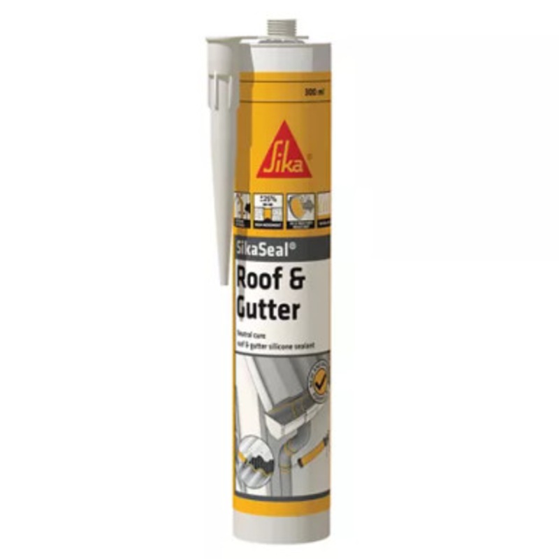 SIKA Sealant | SIKAFLEX Roof & Gutter Sealant for Exterior in 300mL Cartridge