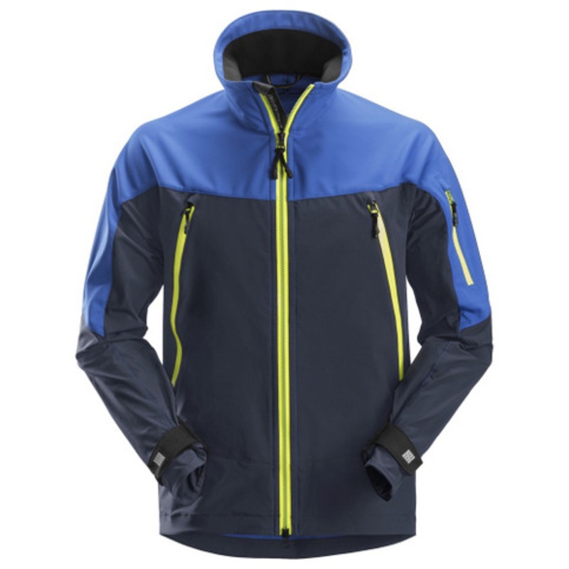 SNICKERS Jacket | 1940 Navy Blue Softshell Jacket with Full Zip and Stretch