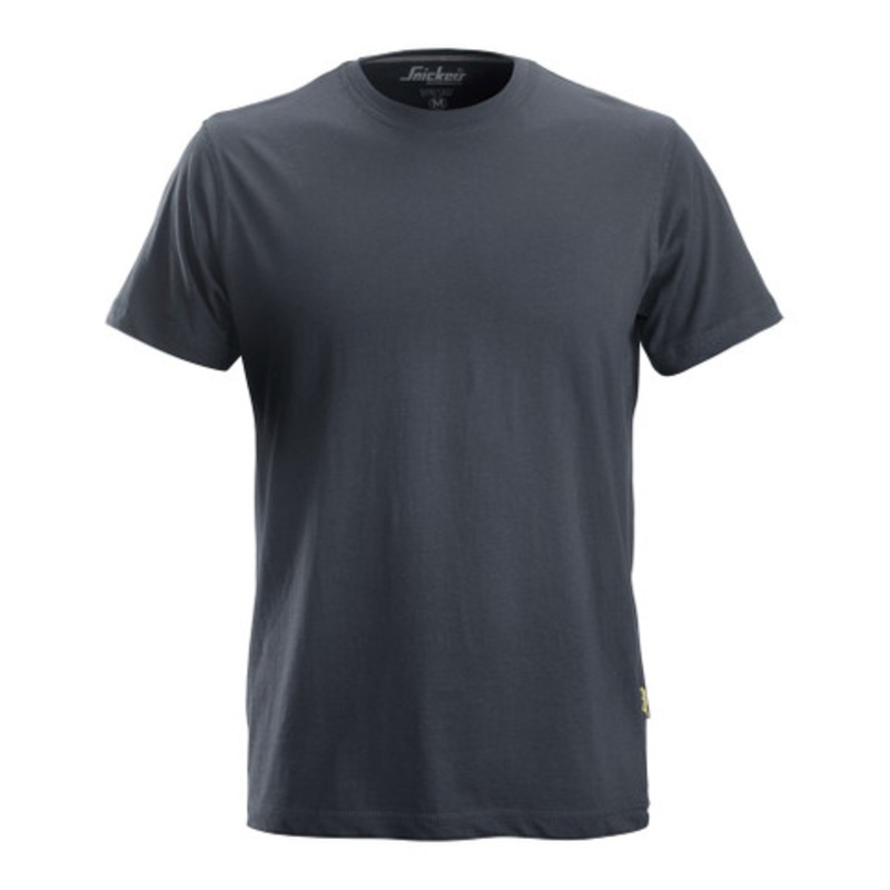 SNICKERS T-Shirt | 2502 Mid Grey AllroundWork T-Shirt with Round Neck and in Cotton