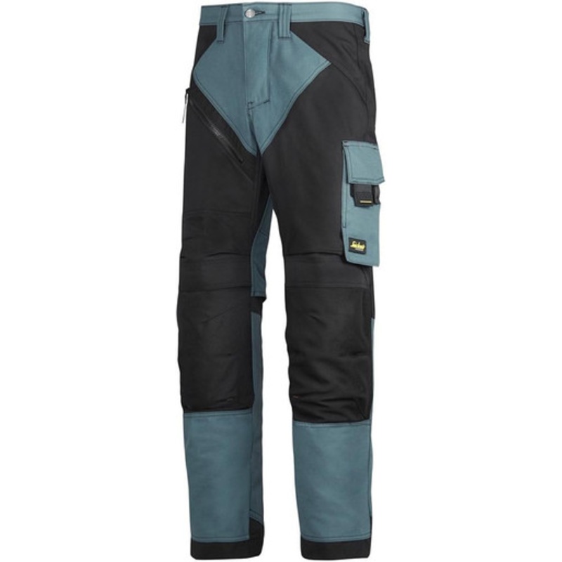 SNICKERS Trousers | 6303 Petrol Blue RuffWork Canvas + Work Trousers-SALE