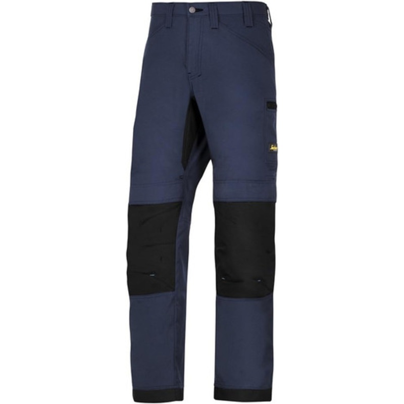 SNICKERS Trousers | 6307 Trousers Navy Blue Litework with Kneepad Pockets-SALE