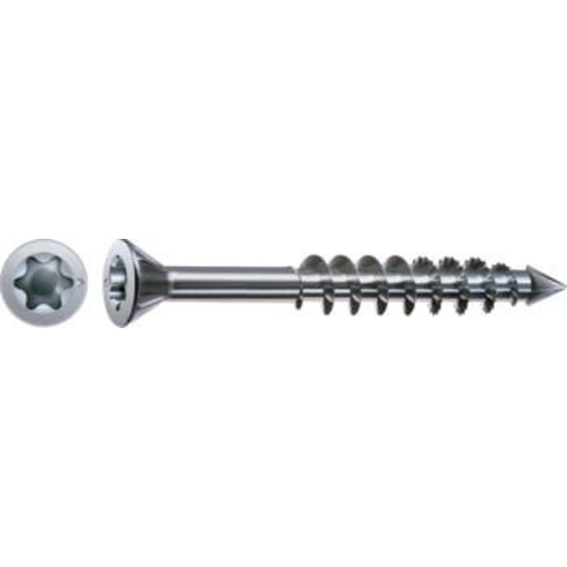 SPAX Screws | 4mm T20 Countersunk Head MDF Screws with Partial Thread in WIROX