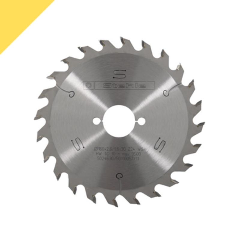 STEHLE Circular Saw Blade | HKS SOLID 160mm/30mm Bore Circular Saw Blade, for Solid Timber