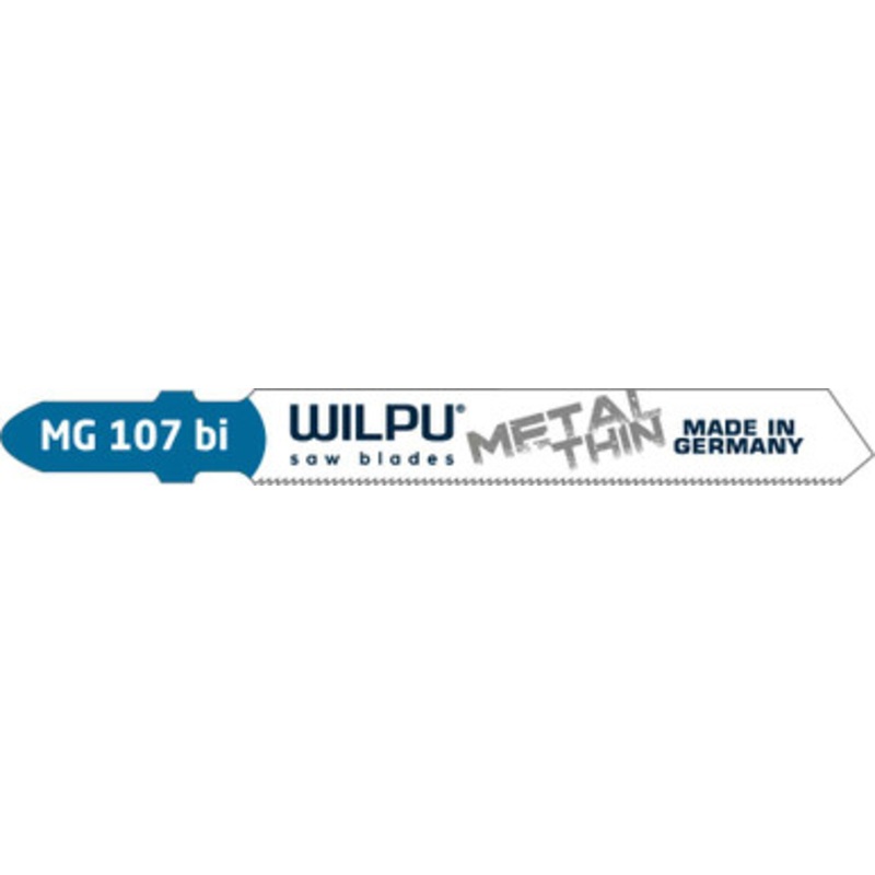 WILPU Jigsaw Blade | MG 107 bi 75mm Thin Material Jigsaw Blade for Steel