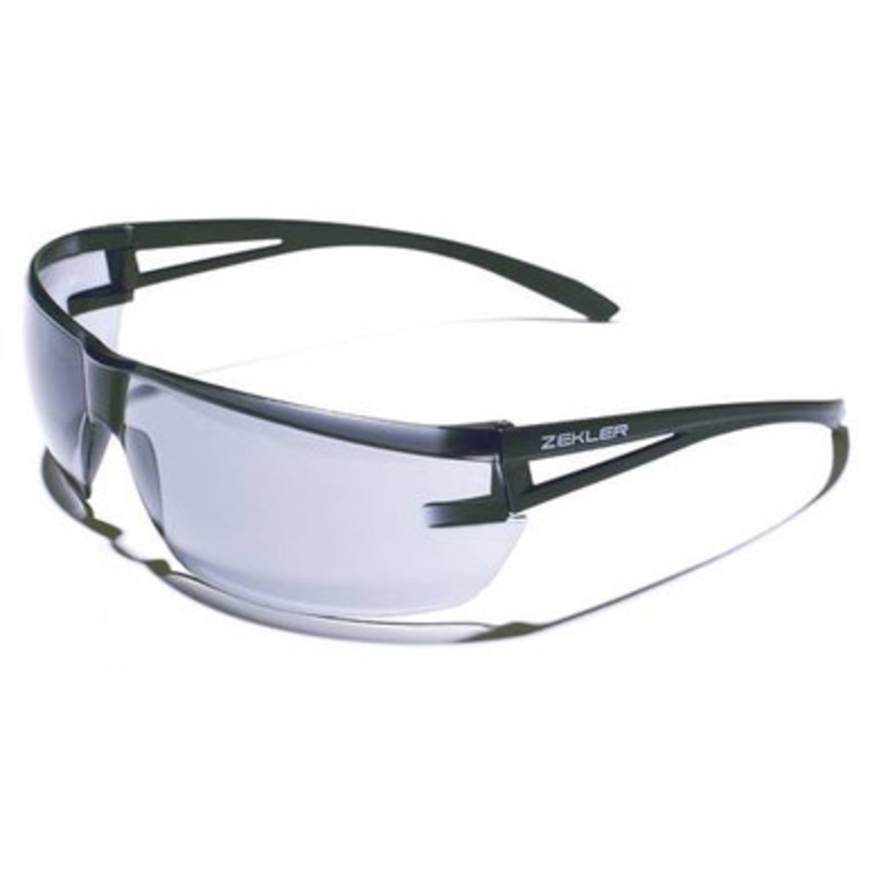 ZEKLER Safety Glasses | 36 Grey Lens Safety Glasses Black Design Limited Edition with scratch resistant & anti fog