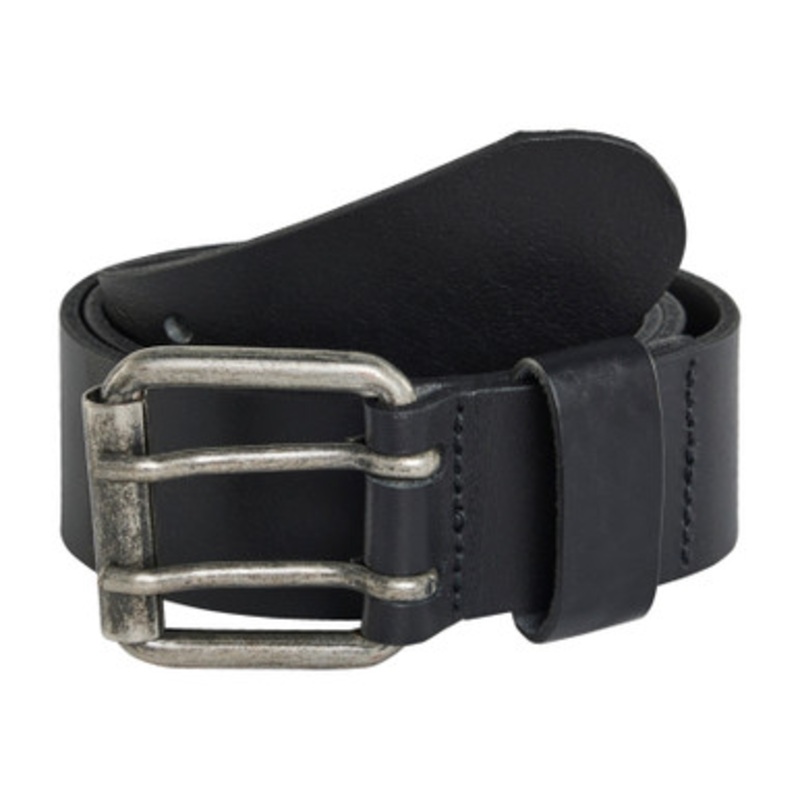 BLAKLADER Accessory | 4007 Classic Black Belt in Leather with Steel Buckle and  two Pin