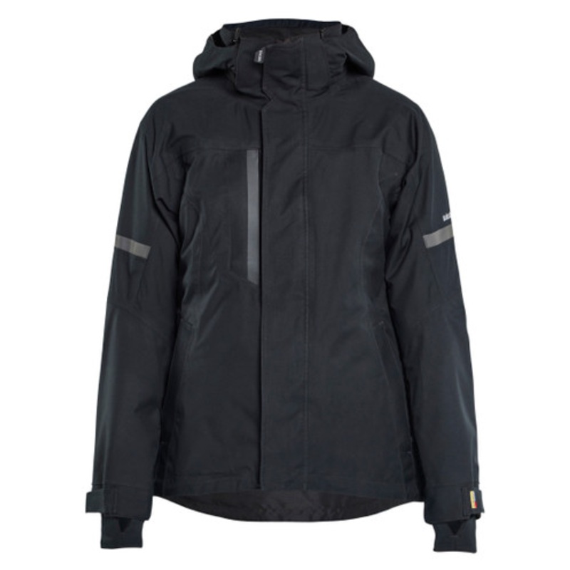 BLAKLADER Jacket | 4908 Womens Black Shell Jacket Waterproof for Winter in Polyester