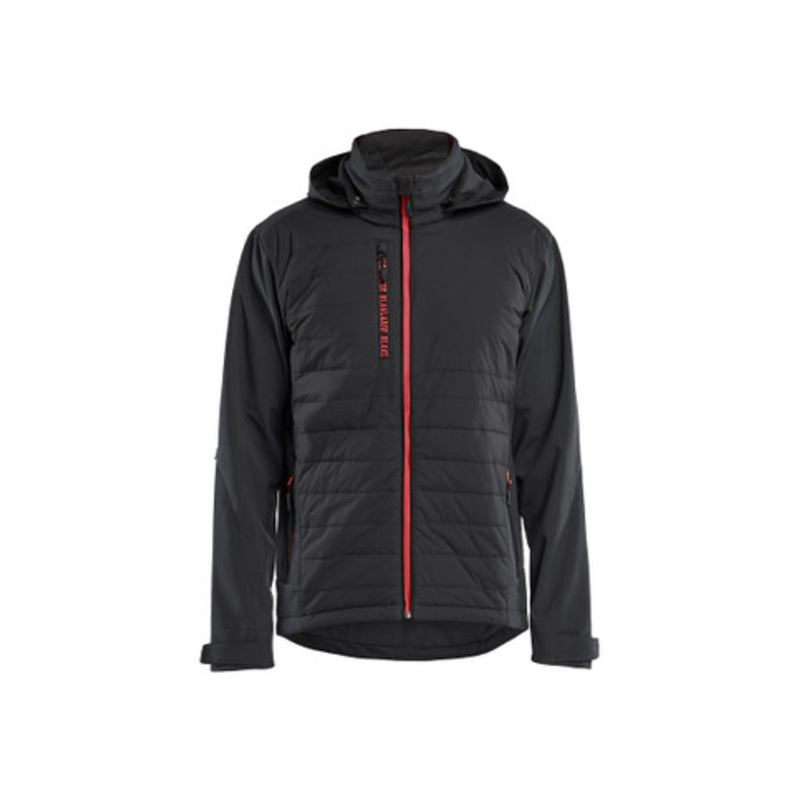 BLAKLADER Jackets | 4743 Black/Red Jacket Hybrid and Waterproof in Softshell