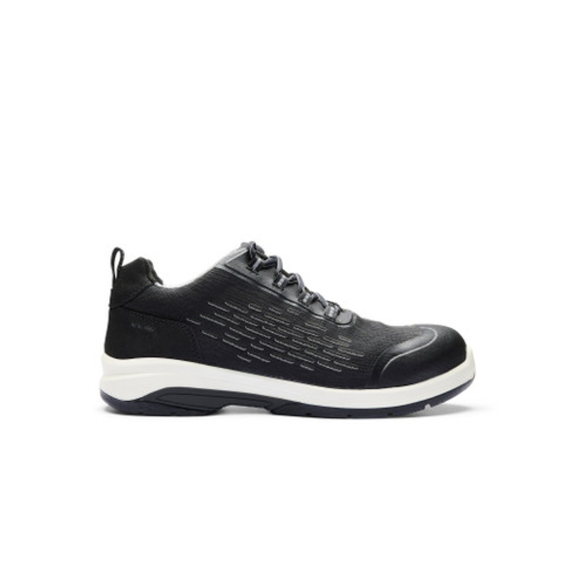 BLAKLADER Safety Shoes  | 2441 CRADLE Black / Grey Work Shoes with Laces