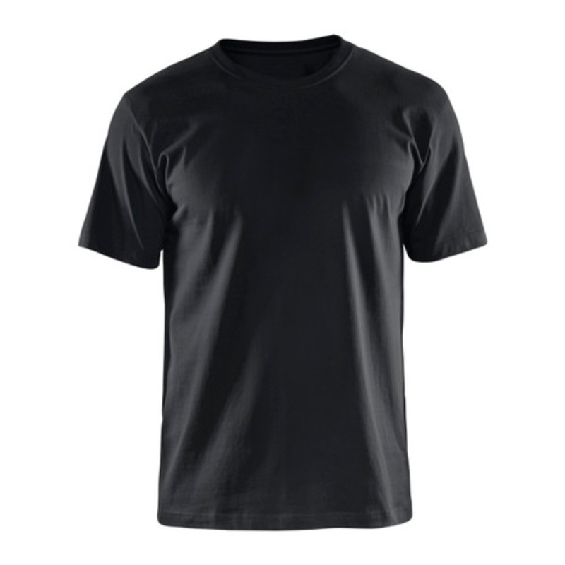 BLAKLADER T-Shirt  | 3535  Black Classic T-Shirt with Durable Poly/Cotton Blend