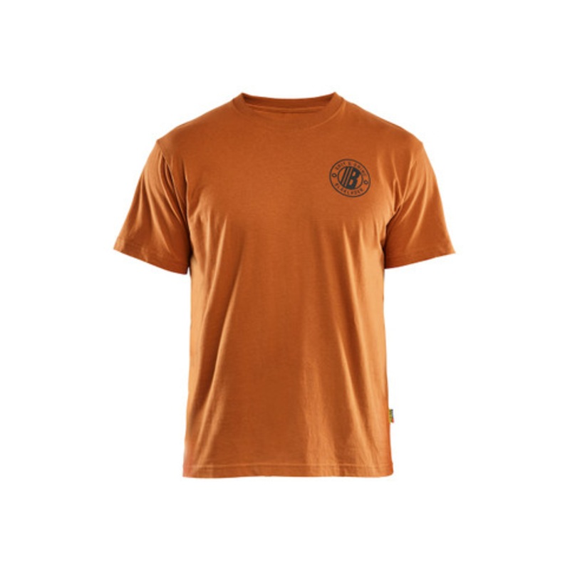 BLAKLADER T-Shirt  | 9420 Mens Rust Brown GRIT T-Shirt in Cotton