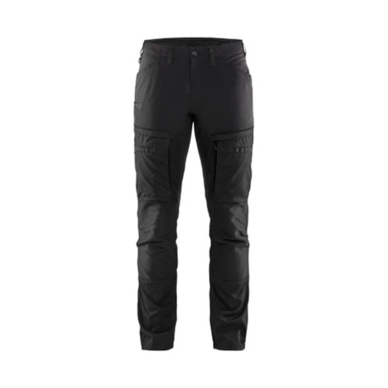 BLAKLADER Trousers | 1456 Service Black Trousers with Durable Poly/Cotton Blend