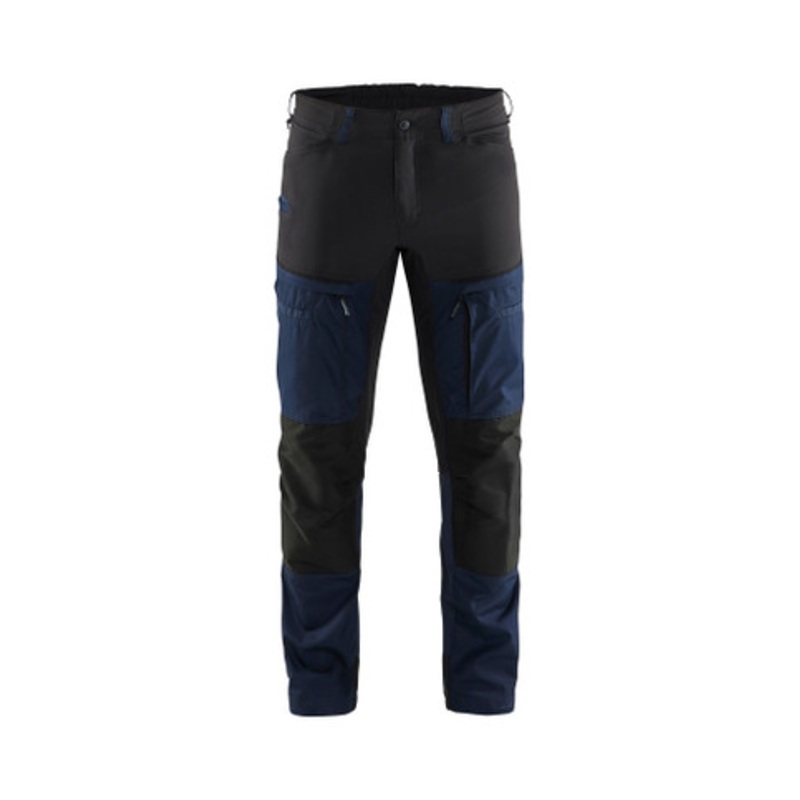 BLAKLADER Trousers | 1456 Service Dark Navy Blue Trousers with Durable Poly/Cotton Blend