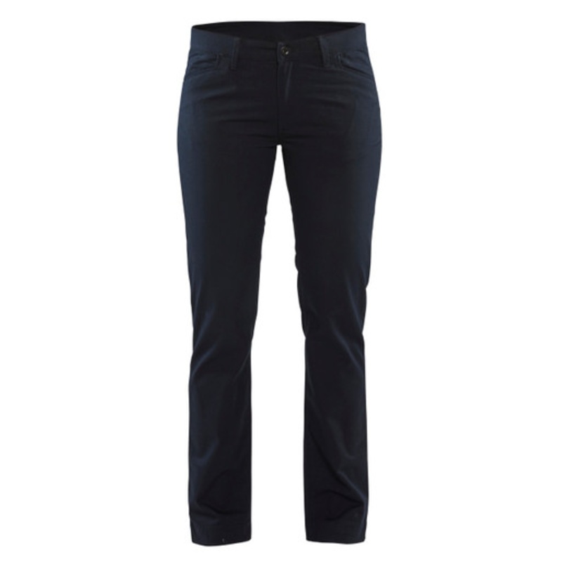 BLAKLADER Trousers | 7165 Womens Chinos Dark Navy Blue Trousers with 2-Way Stretch