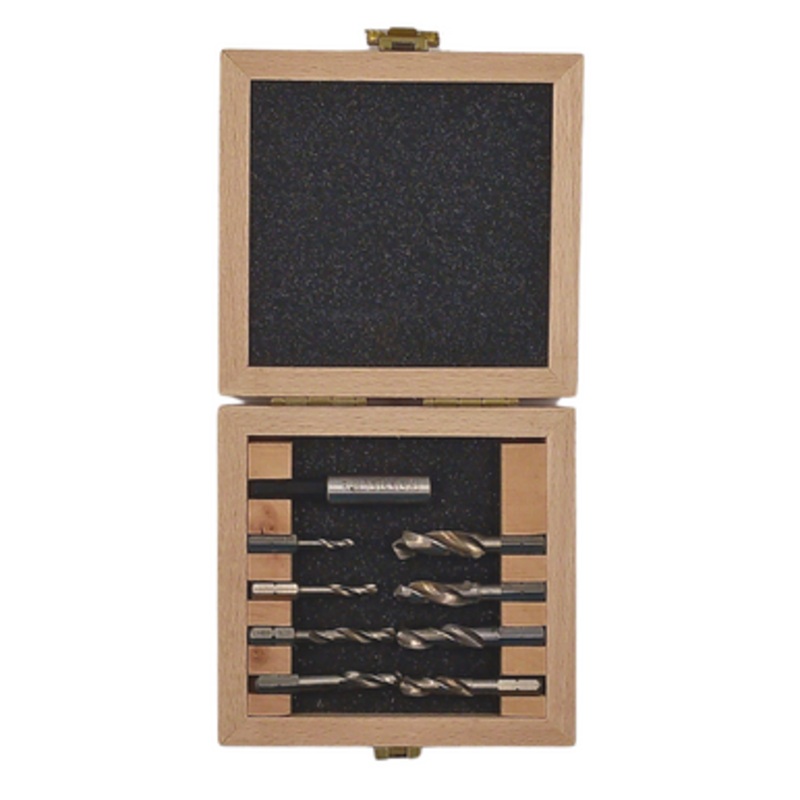 FAMAG Drill Bits | 2596 Twist Drills with Short Version Set  3, 4 ,5, 6, 7, 8, 9, 10 mm with 1/4 Shank
