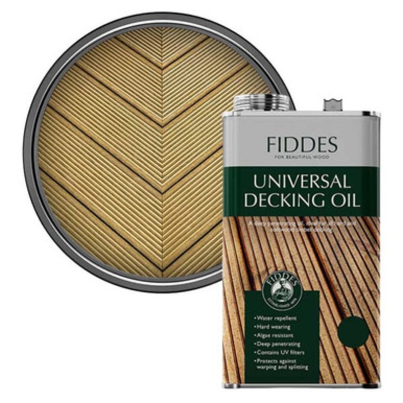 FIDDES Exterior | DECKING OIL Natural Oak Exterior for Timber Decking