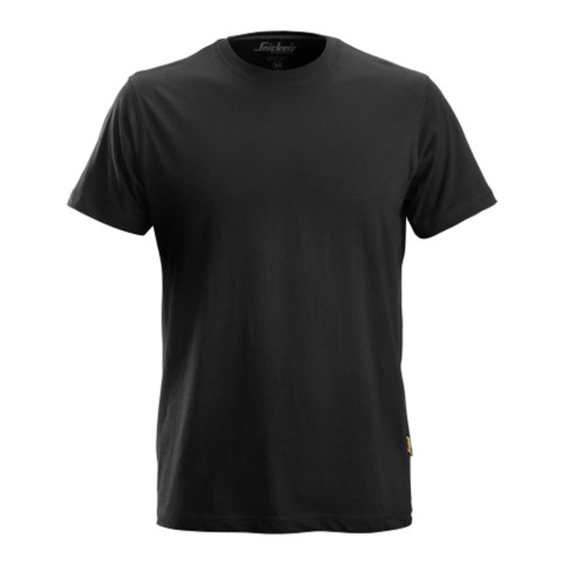 SNICKERS T-Shirt | 2502 Black AllroundWork T-Shirt with Round Neck and in Cotton