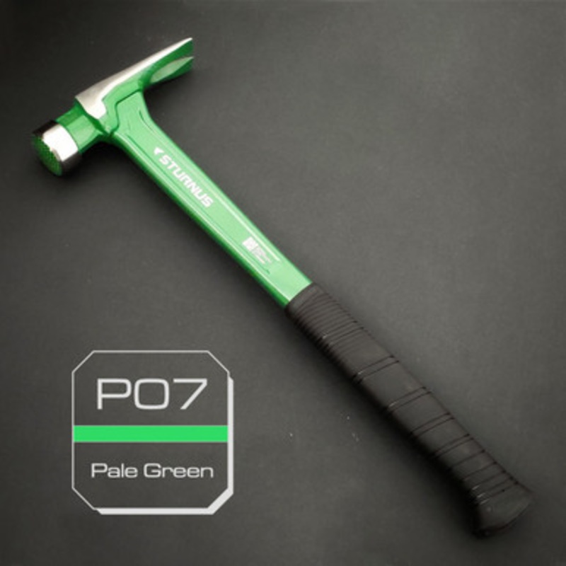STURNUS Hammer | VELOCITY MILLED Face Green Rip Claw Hammer 13oz with LONG Handle