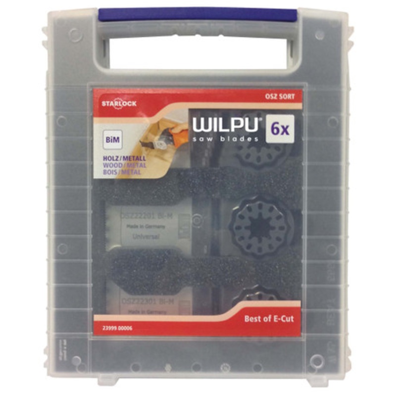 WILPU Saw Blades | Multi-Tool Assortment Wood, Soft Plastics, Aluminium | Pack of 6