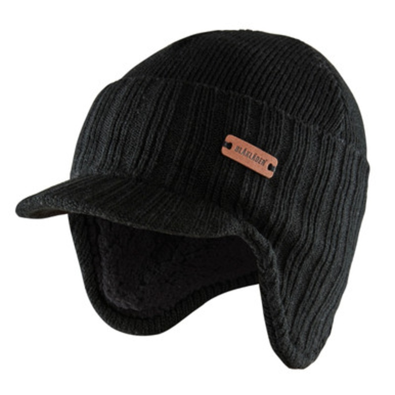 BLAKLADER Accessory | 2067 Black Headwear Winter Cap with Ear Flaps