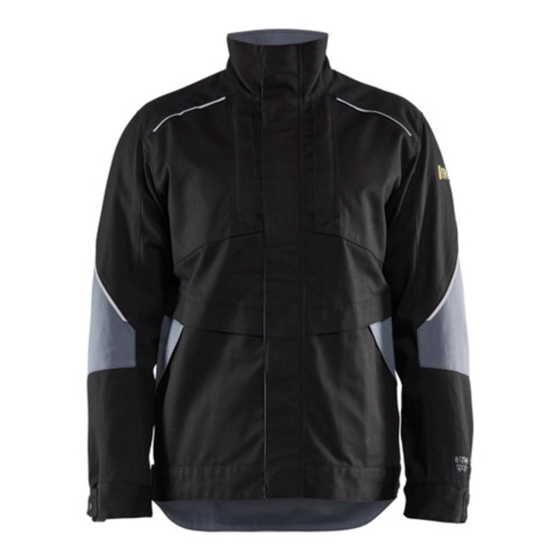 BLAKLADER Jacket | 4061 Black Welding Jacket with Full Zip and Anti-Flame in Cotton