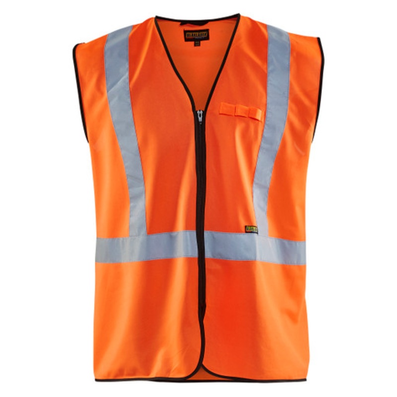 BLAKLADER Vest | 3029 High Vis Orange Safety Vest with Reflective Tape