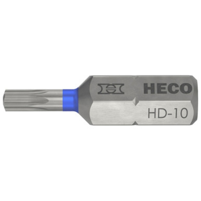 HECO Drive Bits | HD10 Drive Bits in 25mm Length for  Shank