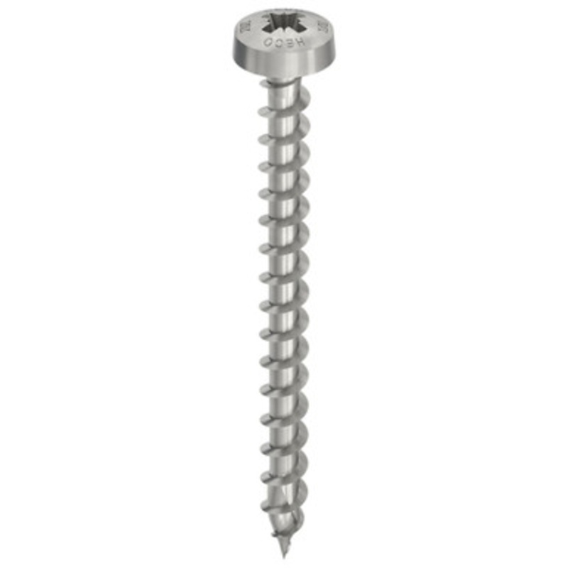 HECO Screws | 4mm Pan Head Screws PZ2 with Full Thread in A2 304 Stainless Steel