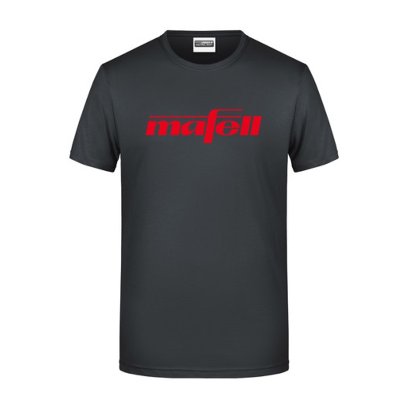 MAFELL T-Shirt | 8008 MAFELL Black Short Sleeve T-Shirt with Mafell Logo and in Cotton