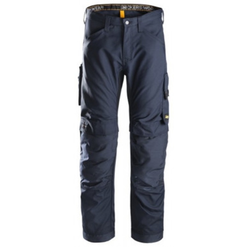 SNICKERS Trousers | 6301  Allround Work Navy Blue Trousers with Kneepad Pockets and Cordura