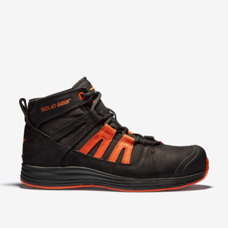 SOLID GEAR Safety Shoes | SENTRY MID NANO Toe Cap Work Boots