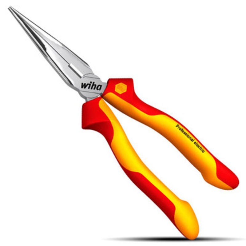 WIHA Pliers | 200mm VDE / 1000V Long Nose Plier