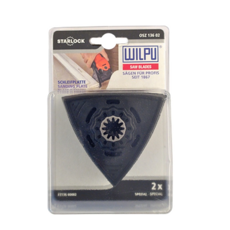 WILPU Multi Tool Blade | OSZ 136 80mm Sanding Plate Multi Tool Blade for Construction