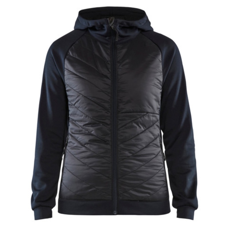 BLAKLADER Hoodie Jacket | 3464 Dark Navy Blue Womens Jacket Hoodie with Full Zip and in Polyester
