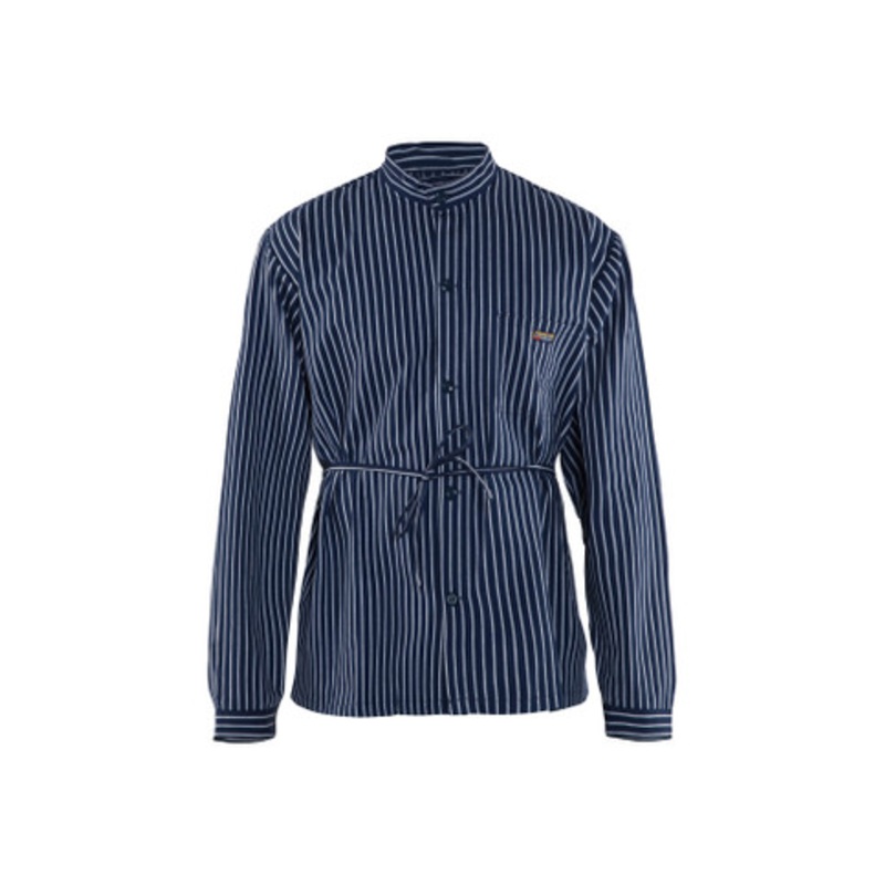 BLAKLADER Shirt  | 3250 Navy Blue Long Sleeve Carpenters Shirt with Cotton
