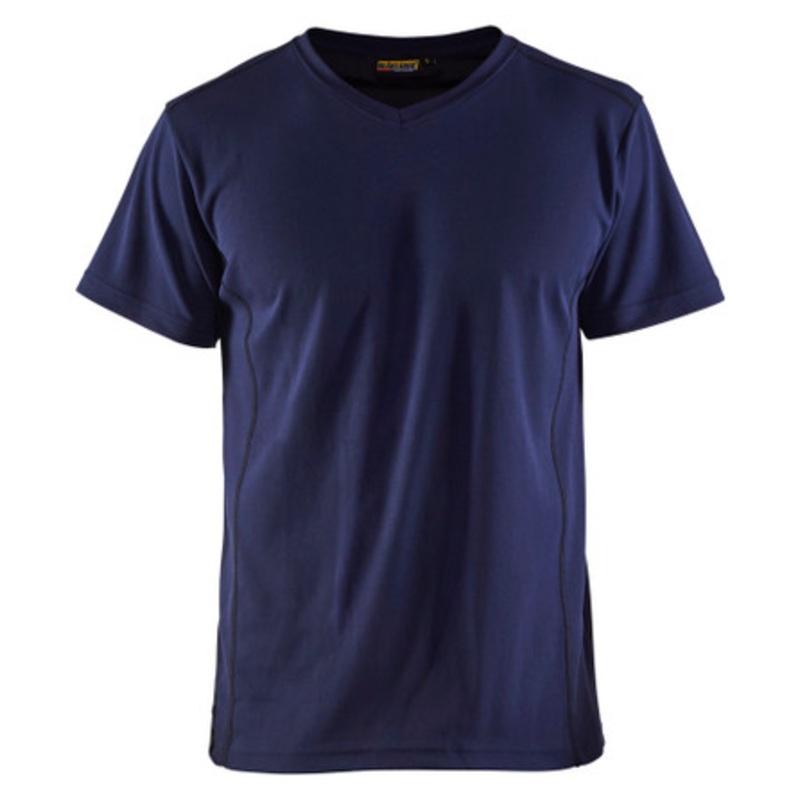 BLAKLADER T-Shirt  | 3323 Navy Blue UV Protection T-Shirt in Polyester