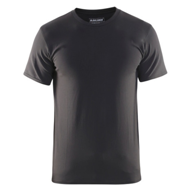 BLAKLADER T-Shirt  | 3533 Dark Grey Classic T-Shirt in Cotton with Stretch