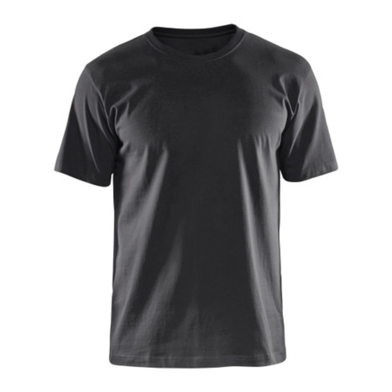 BLAKLADER T-Shirt  | 3535  Mid Grey Classic T-Shirt with Durable Poly/Cotton Blend