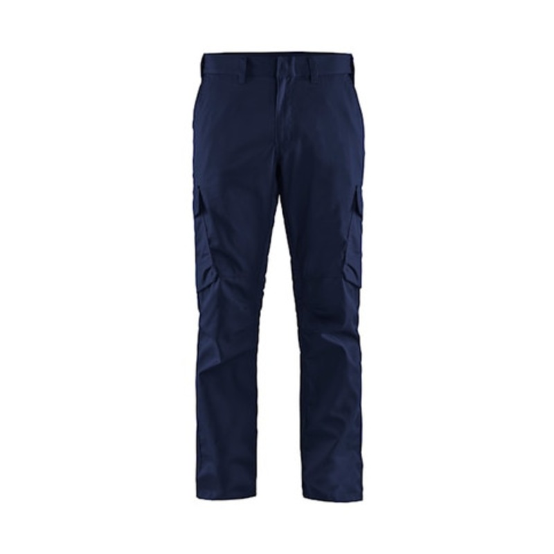 BLAKLADER Trousers | 1444 Industry Navy Blue / Blue Trousers with Scratch Free 2-Way Stretch