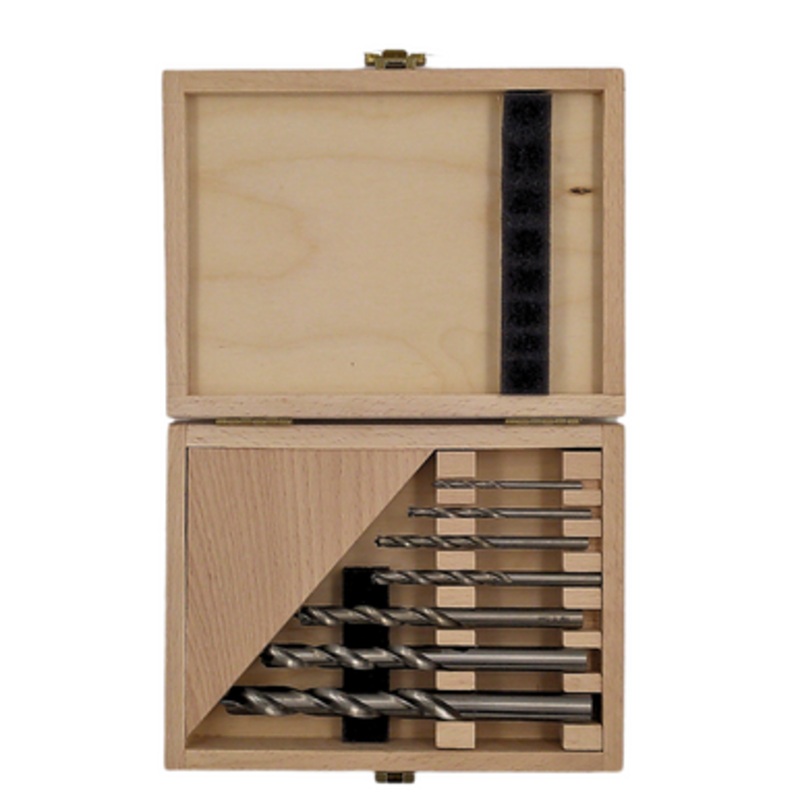 FAMAG Drill Bits | 1593 Brad Point Drill Bits with TCT in Set  3, 4 ,5, 6, 8, 10, 12 mm