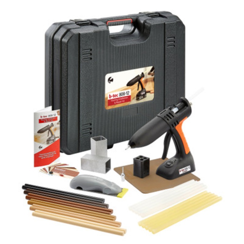 KNOTTEC Applicator | 808-12 Cordless Applicator Glue Gun Kit for Wood Repair and Flooring Installation