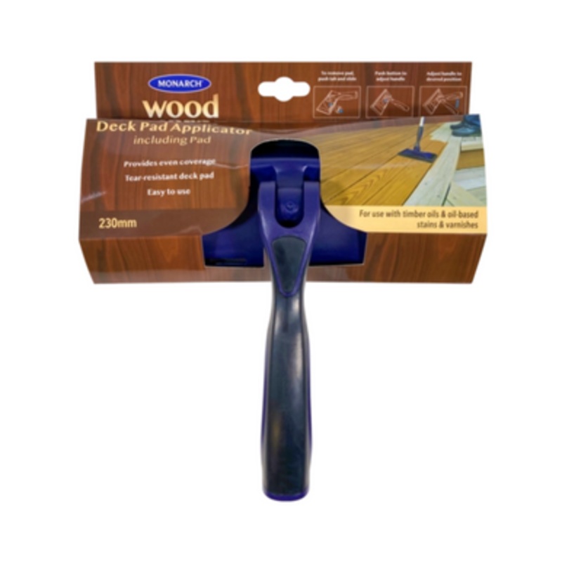 MONARCH Pad | 230mm Deck Applicator  for Decking Oil