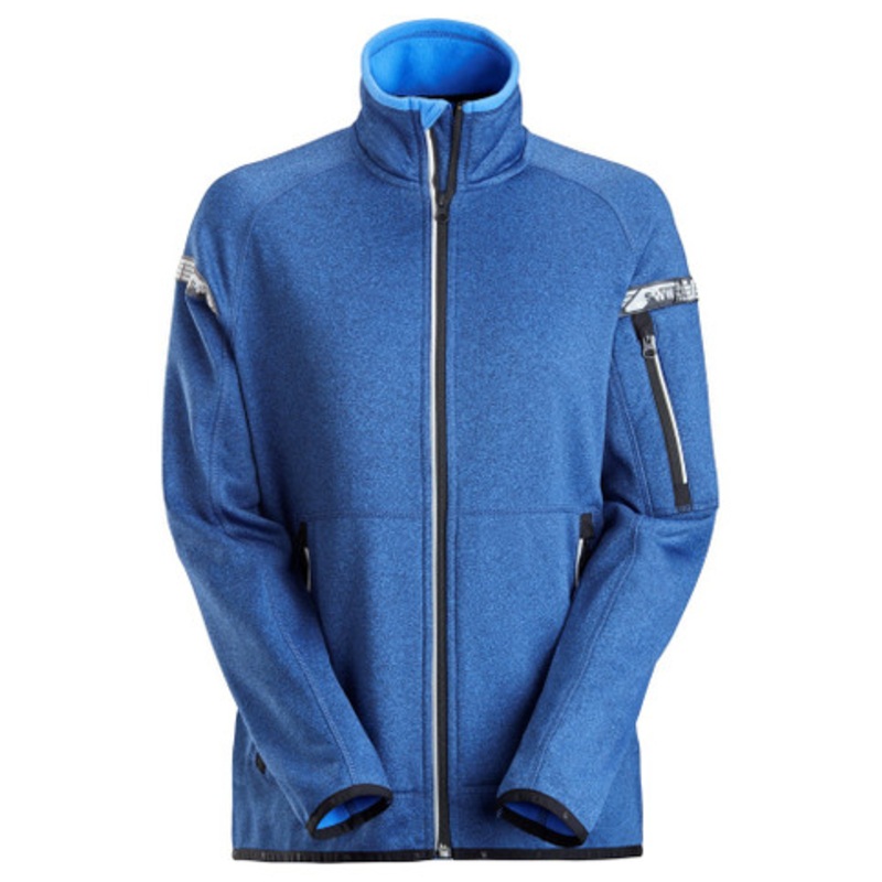 SNICKERS Jacket | 8017 Blue Womens Sweater Jacket with 37.5 and in Fleece