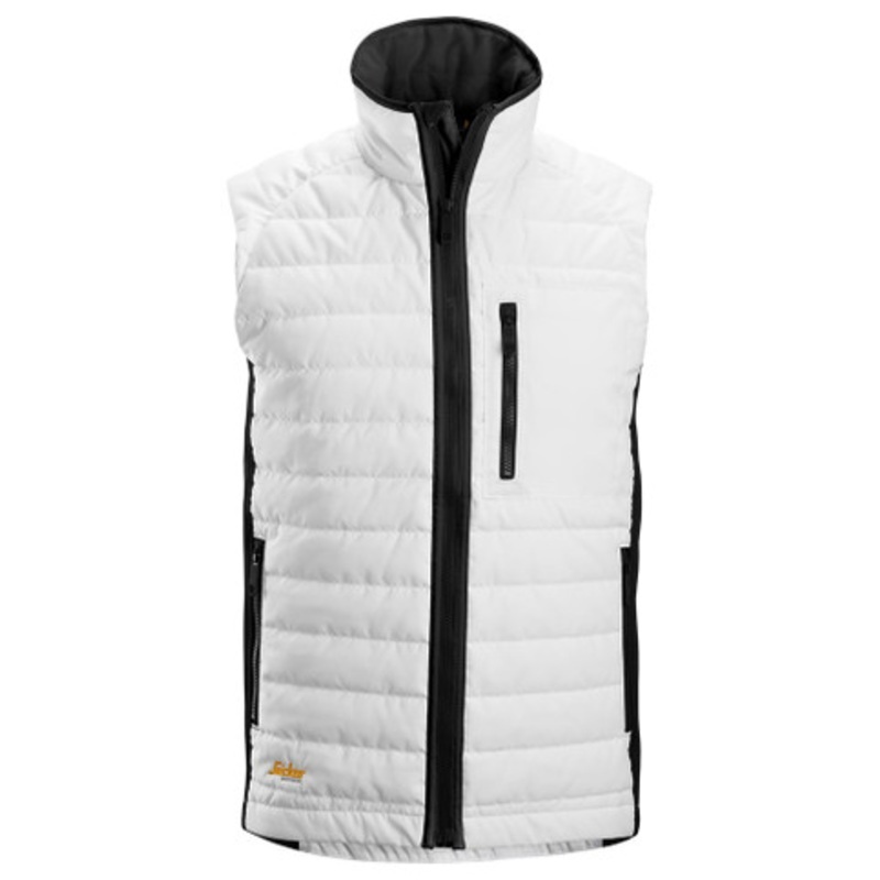 SNICKERS Vest | 4512 White Full Zip Allround Work 37.5 Insulator Vest Polyester