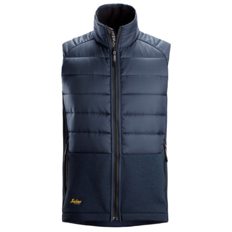 SNICKERS Vest | 4902 Navy Blue Hybrid Vest with Polyester
