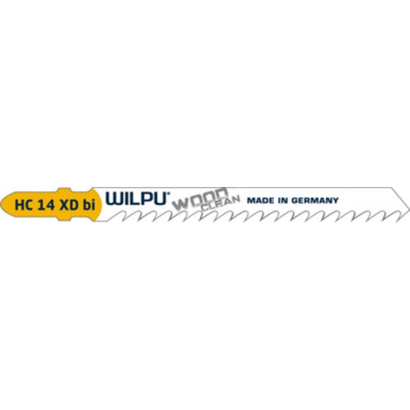 WILPU Jigsaw Blade | HC 14 XD bi Laminate Board Blades for Clean Cuts